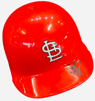 Albert Pujols Autographed St. Louis Cardinals Mini Helmet (JSA)