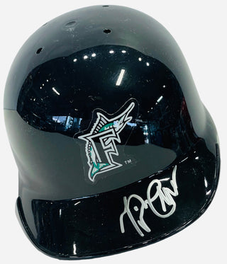 Miguel Cabrera Autographed Florida Marlins Mini Helmet (JSA)