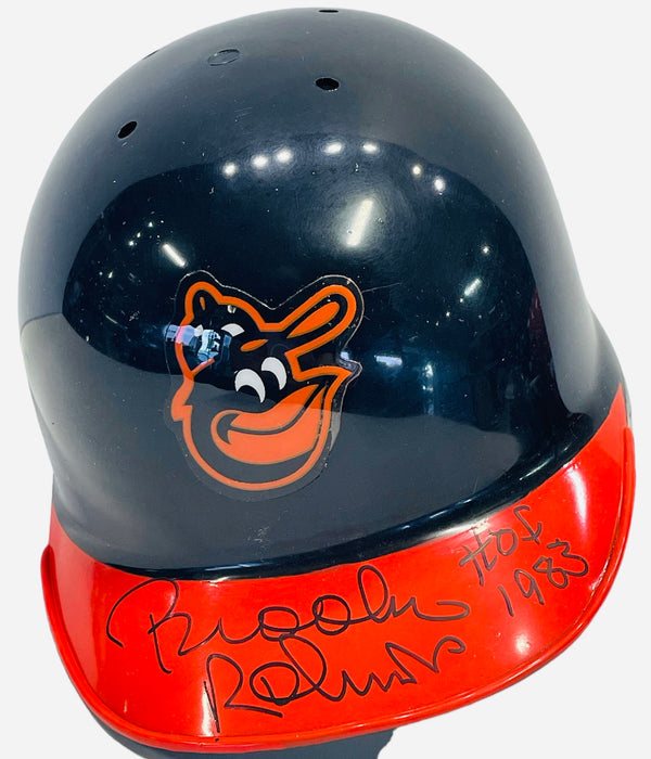Brooks Robinson "HOF 1983" Autographed Baltimore Orioles Mini Helmet (JSA)