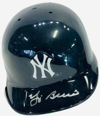 Yogi Berra Autographed New York Yankees Mini Helmet (JSA)