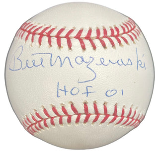 Bill Mazeroski Autographed Official Major League Baseball (JSA)