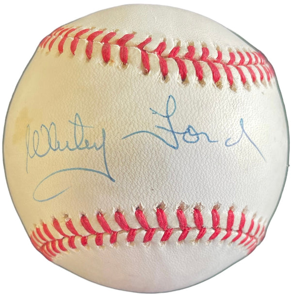 Whitey Ford Autographed Official American League Baseball