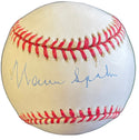 Warren Spahn Autographed Official National League Baseball(JSA)