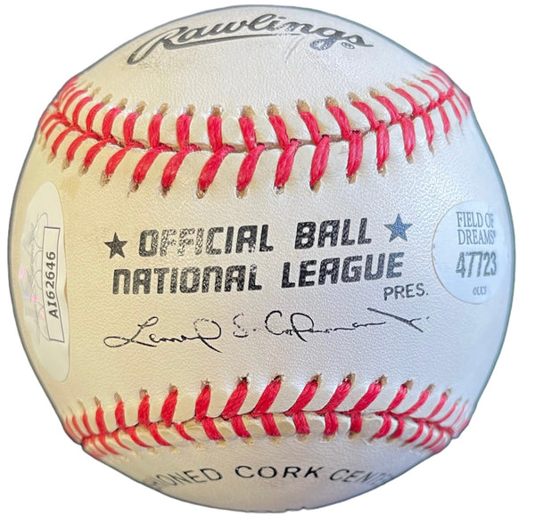 Warren Spahn Autographed Official National League Baseball(JSA)