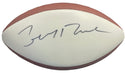 Jerry Rice Autographed White Panel Football