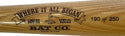 Babe Ruth unsigned Where It All Began Commemorative Bat MLB #190/250