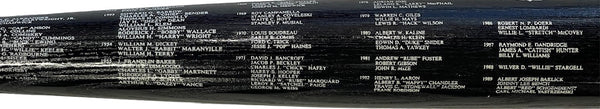 Hall of Fame Louisville Slugger unsigned Commemorative Black Bat 1939-1989 MLB