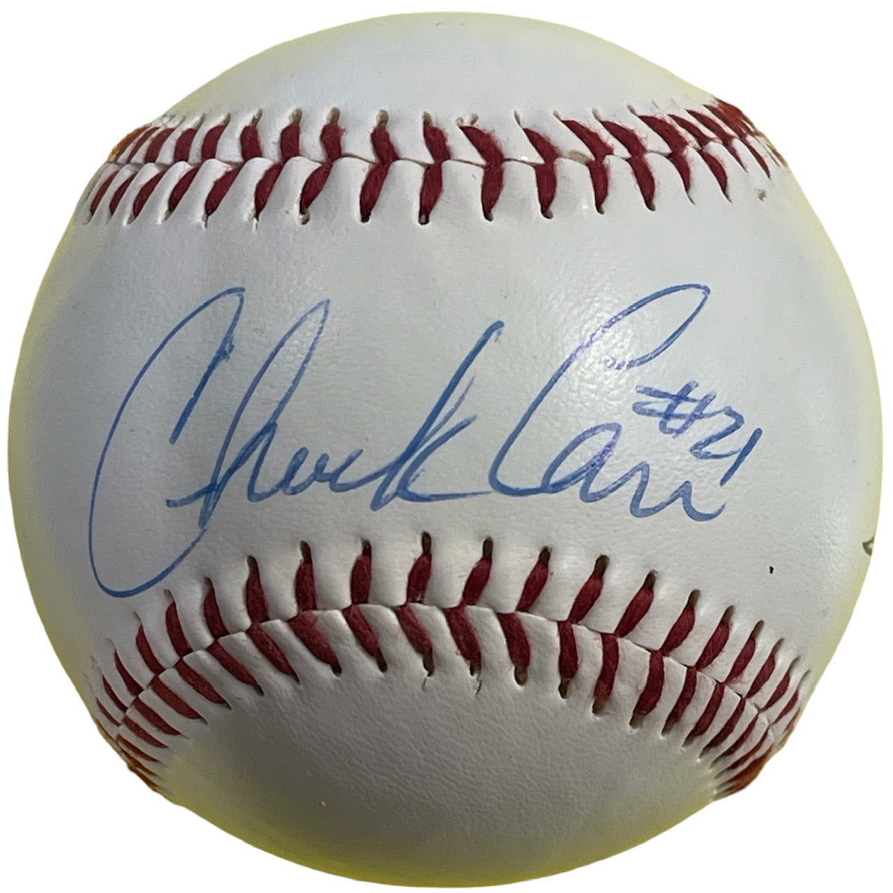 Chuck Carr Autographed Comemorative National League Baseball ...