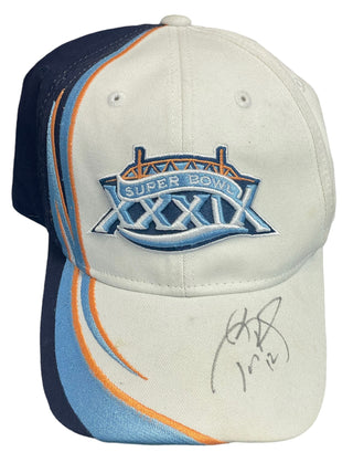 Tom Brady Autographed Super Bowl XXXIX Hat (JSA)