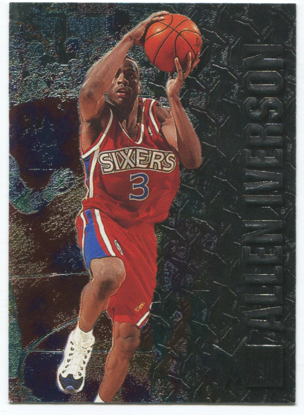1996-97 Fleer Metal #201 Allen Iverson Card