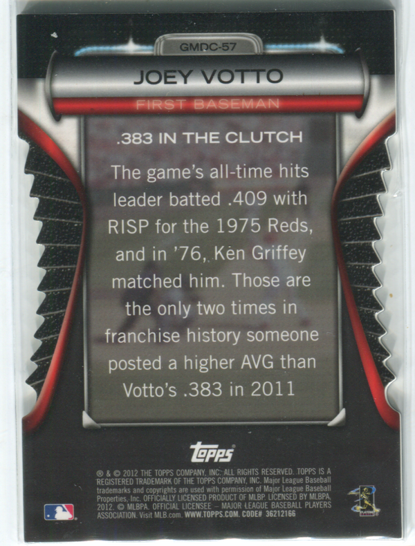 2012 Topps #GMDC-57 Joey Votto Card