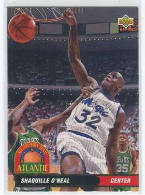 1992-93 Upper Deck Atlantic All Division Team #AD1 Shaquille O'Neal Card