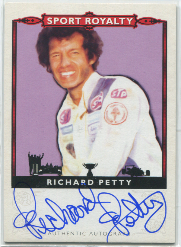 2013 Upper Deck Sport Royalty #SRA-RP Richard Petty Autographed Card