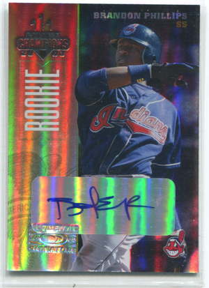 2003 Donruss Champions #88 Brandon Philips Autographed Card
