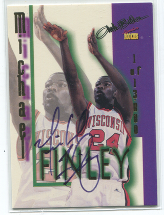 1995 Signature Rookies Autographed Card Michael Finley