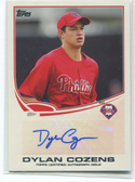 2013 Topps Certified Autograph Issue #PDA-DC Dylan Cozzens Card