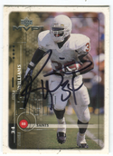 1999 Upper Deck MVP #201 Ricky Williams Autographed Card