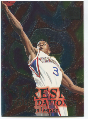 1996-97 Fleer Metal Fresh Foundations #236 Allen Iverson Card