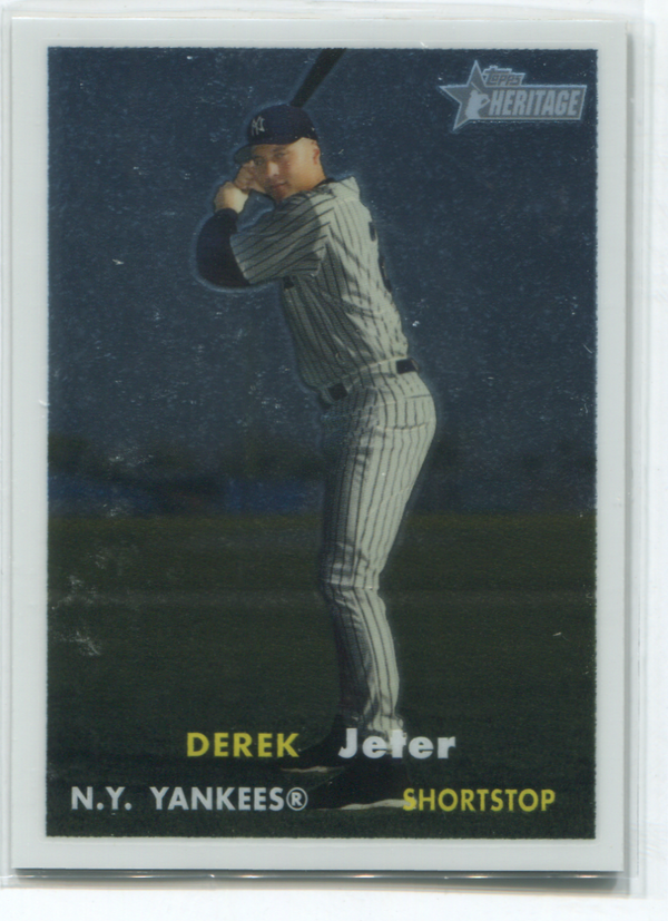 2006 Topps Heritage #109 Derek Jeter Card 0446/1957