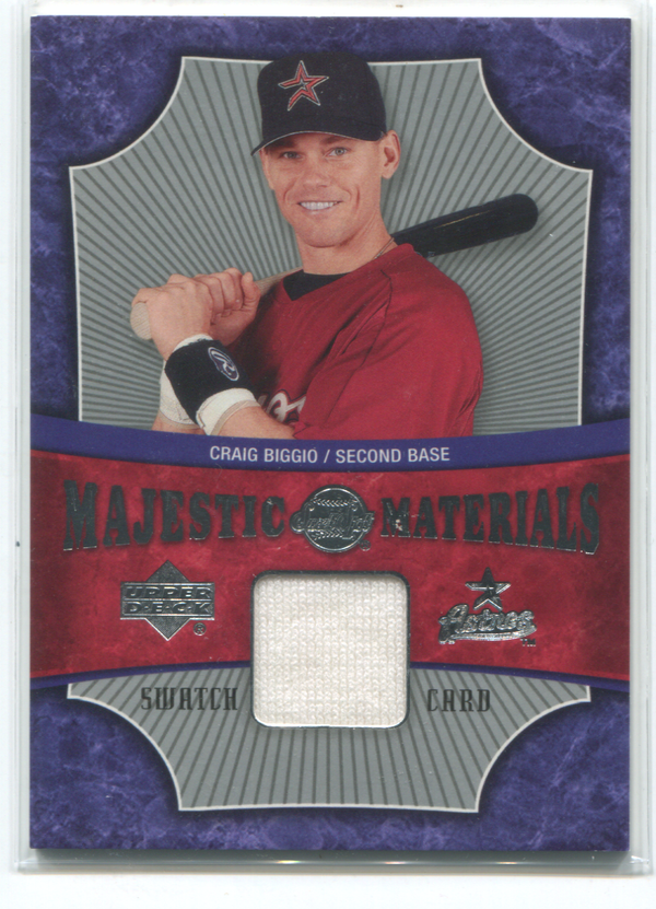 2005 Upper Deck Sweet Spot Majestic Materials #MM-CB Craig Biggio Jersey Card