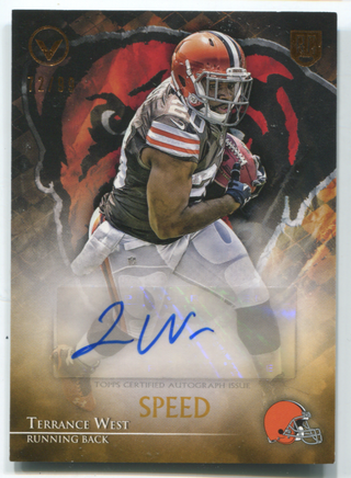 2014 Topps Certified Autograph Issue #VA-TW Terrence West Card