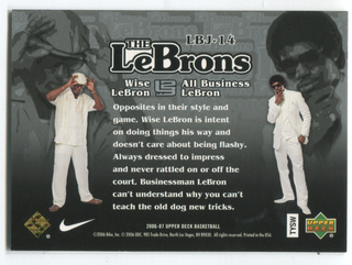 2006-07 Upper Deck The Lebrons ##LBJ-14 Lebron James Wise/Business