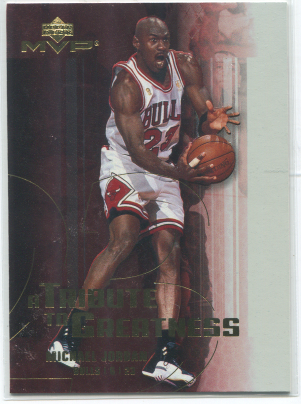 Michael Jordan Upper Deck MVP Tribute To Greatness #MJ3 Card