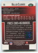 2006 Topps Finest Rookie Red #171 Kellen Clemens Autographed Card 349/399