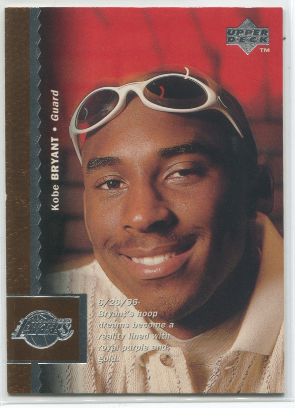 1996 Upper Deck #58 Kobe Bryant Card