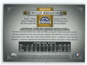 2012 Topps Bowman Sterling #BSAR-WR  Wilin Rosario Autographed Card 20/50