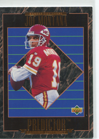 Upper Deck Predictor #P19 Joe Montana Card