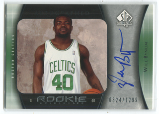 2005 Upper Deck SP Authentic #126 Will Bynum Autographed Card