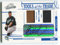 2005 Donruss Tools Of The Trade #tt-56 Brad Penny Autographed Card 62/75