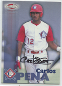1999 Team Best Carlos Pena Autographed Card
