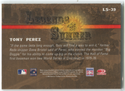 2003 Donruss Signature Series Legends Of The Summer#LS-39 Tony Perez Auto Card