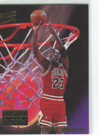 1993-94 Fleer Ultra Inside Outside #4 Michael Jordan Card