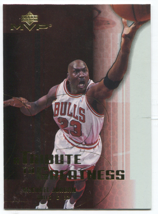 2003 Upper Deck Tribute To Greatness #MJ1 Michael Jordan Card