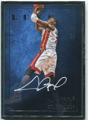 2016 Panini Luxe #LX-CBH Chris Bosh Autographed Card 10/49
