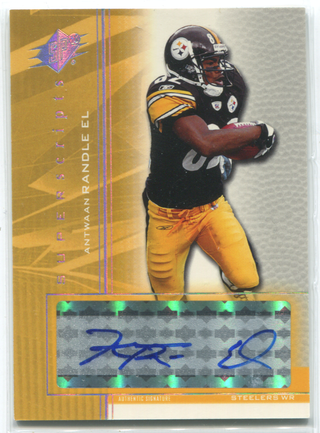 2004 Upper Deck SP Superscripts #SS-EL Antwaan Randle El Autographed Card