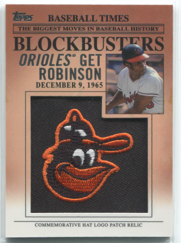 2012 Topps Blockbusters #BP-3 Frank Robinson Patch Card