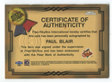 1999 Fleer Greats Of The Game Autograph Collection Paul Blair Card