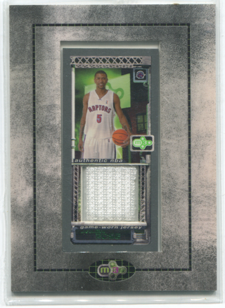 2004 Topps Mystery M3 Game Worn Jersey Jalen Rose Card