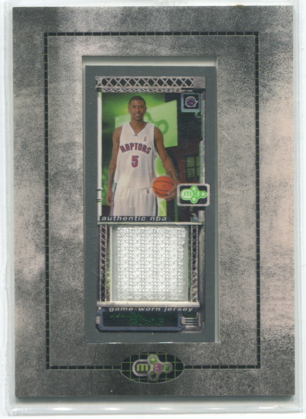 2004 Topps Mystery M3 Game Worn Jersey Jalen Rose Card