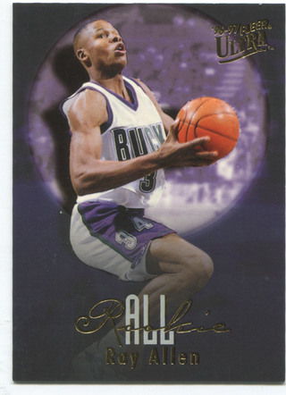 1997 Fleer Ultra #2 Ray Allen Card
