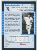 2005 Bowman First Year #174 Justin Verlander Card
