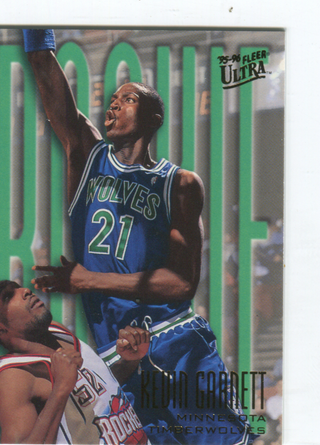 1995-96 Fleer Ultra #274 Kevin Garnett Rookie Card