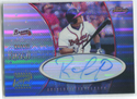 2001 Topps Finest Certified Autograph Issue #FA-RF Rafeal Furcal