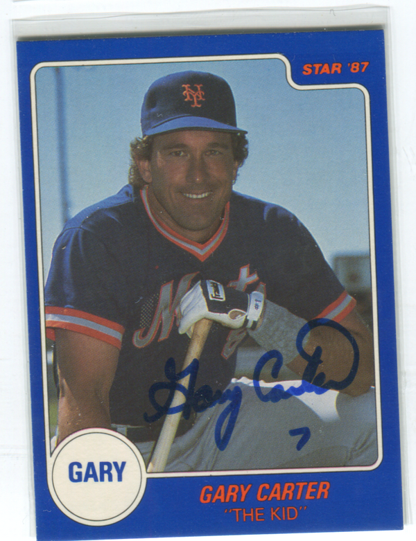 1984 Star Company Gary Cater Autographed Card