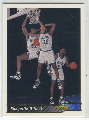 1992-93 Upper Deck # 220 Shaquille O`Neal Card