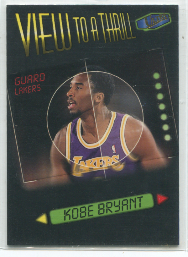 1998 Fleer Ultra View To A Thrill #3 Kobe Bryant Card